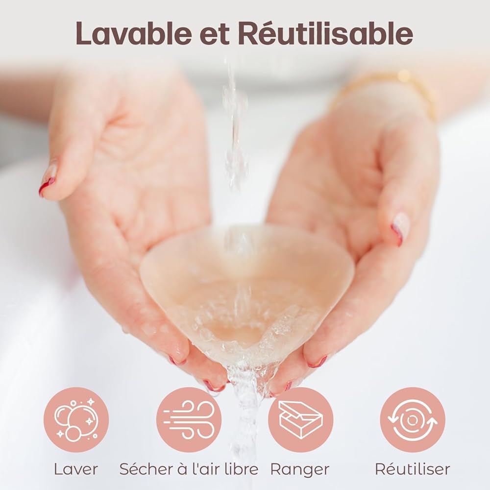 Caches-tétons push-up en silicone